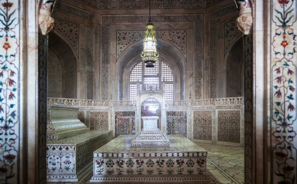 Taj Mahal with Main Mausoleum entry